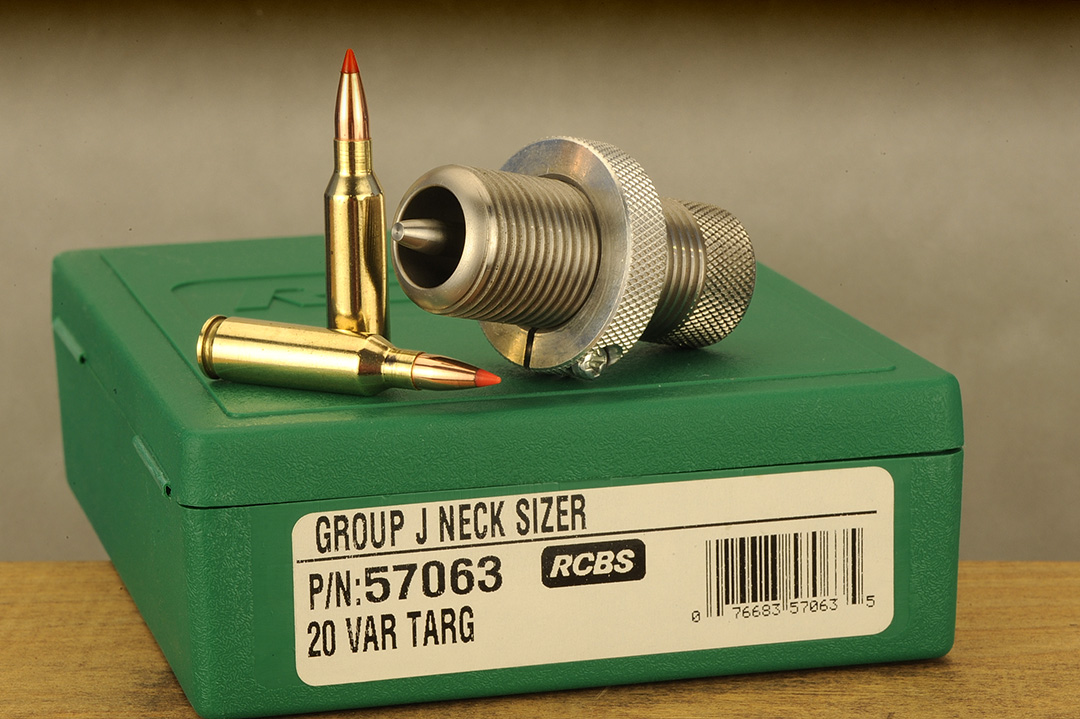 Since Stan ordered the new barrel with a match chamber, he ordered a special neck-sizing die from RCBS to keep the neck in check after turning and firing. The trick here is to send them an empty, but fired case so they can do the job right.